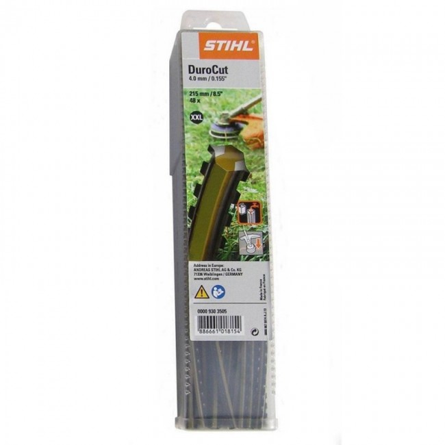 Νήματα Μεσινέζας STIHL DUROCUT 4.0 mm Νήματα Μεσινέζας STIHL DUROCUT 4.0 mm