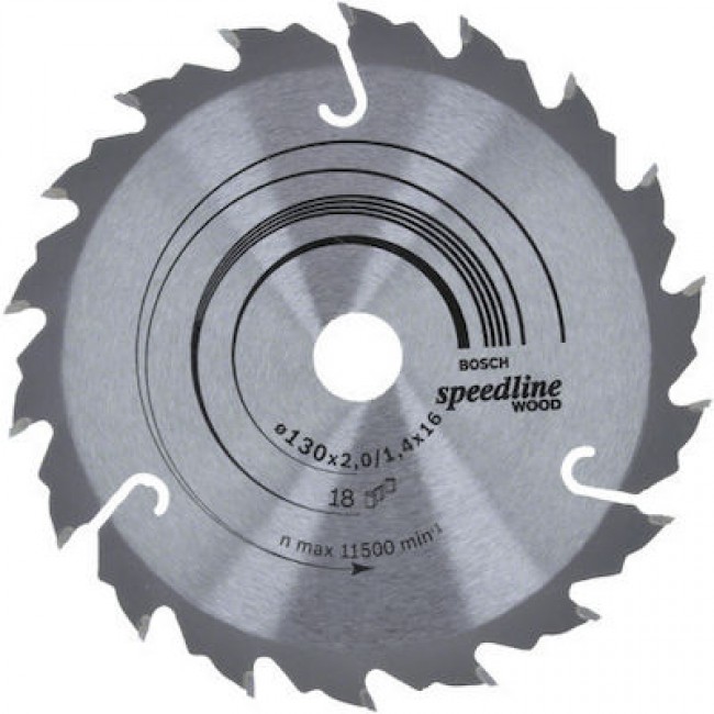 Πριονόδισκος BOSCH Speedline Wood 160x16mm.