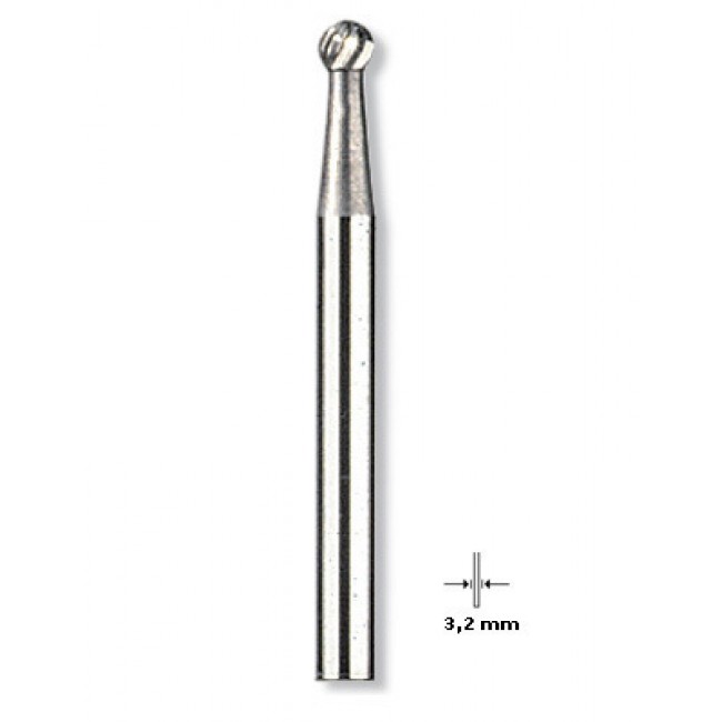 Κοπτικό DREMEL 9905 από καρβίδιο βολφραμίου (3.2mm) (σφαιρική μύτη)