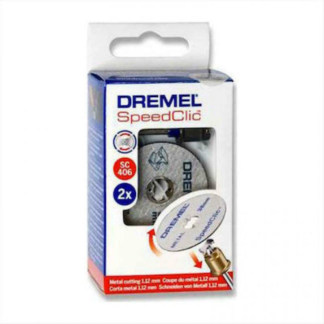 Τροχός DREMEL SC406 (38mm) (συσκευασία 2τμχ)
